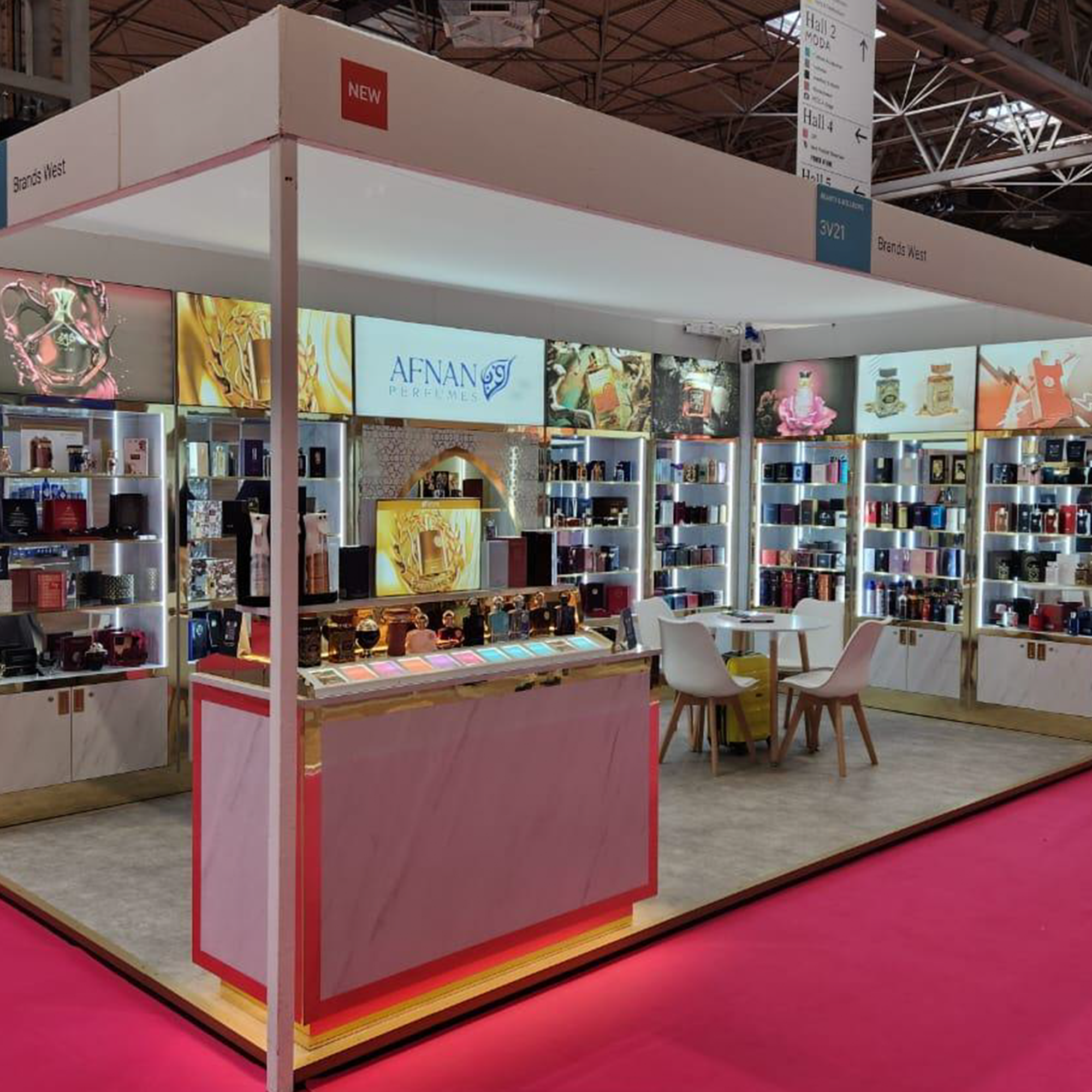 Brandswest Showcases Afnan Perfumes at the Spring Fair: A Wholesale Display